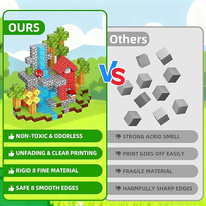 Magnetic Building Blocks STEM Toys for Kids Ages 3-12 – 120 PCS Educational Construction Set with Storage Bag, Safe & Durable Learning Toys for Toddlers Children Boys Girls