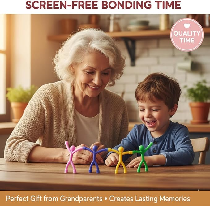 MAGMEN Strong Magnetic Fidget Toys for Kids & Adults - 20 Pack Sensory Toys for ADHD Autism Anxiety - Educational STEM Building Set - Travel Desk Toys - Stress Relief for Focus & Calm Ages 3+