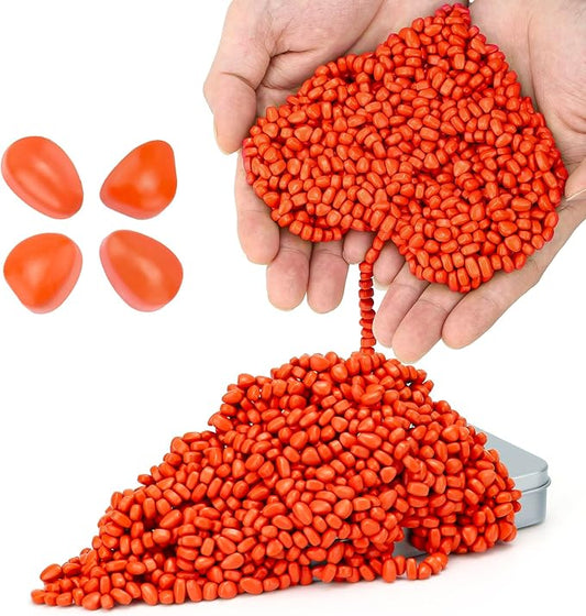 1000+ Original Ferrite Putty Orange, Fidget Toy Ferrite Stones for Stress Relief, Sensory Toy for Adults & Teens 14+, Holiday Stocking Stuffer, Ferrite Rocks Fidget Present for Office