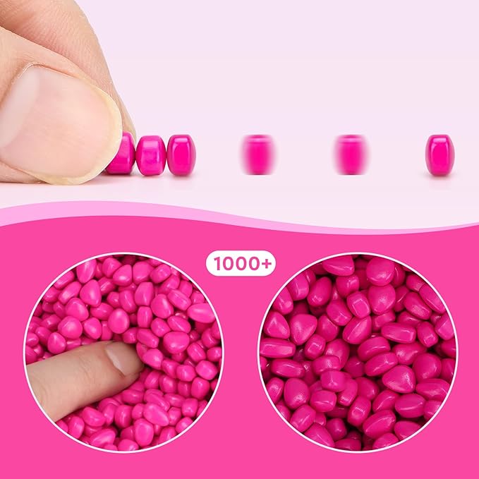 1000+ Original Ferrite Putty Rose Red, Fidget Toy Ferrite Stones for Stress Relief, Sensory Toy for Adults & Teens 14+, Holiday Stocking Stuffer, Ferrite Rocks Fidget Present for Office