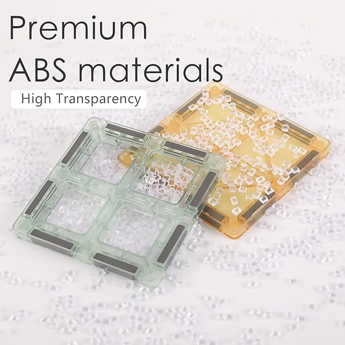 Magnetic Tiles 40pcs Morandi 3D Building Tiles Kids Toys for 3 4 5 6 7 8+ Years Old Boys Girls Magnet Toys STEM Educational Learning Magnet Toy Set