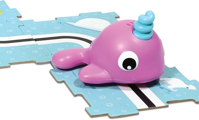 Learning Resources Coding Critters Go Pets Dipper the Narwhal - 14 Pieces, Ages 4+ Screen-Free Early Coding Toy For Kids, Interactive STEM Coding Pet, Toddler Learning Toys