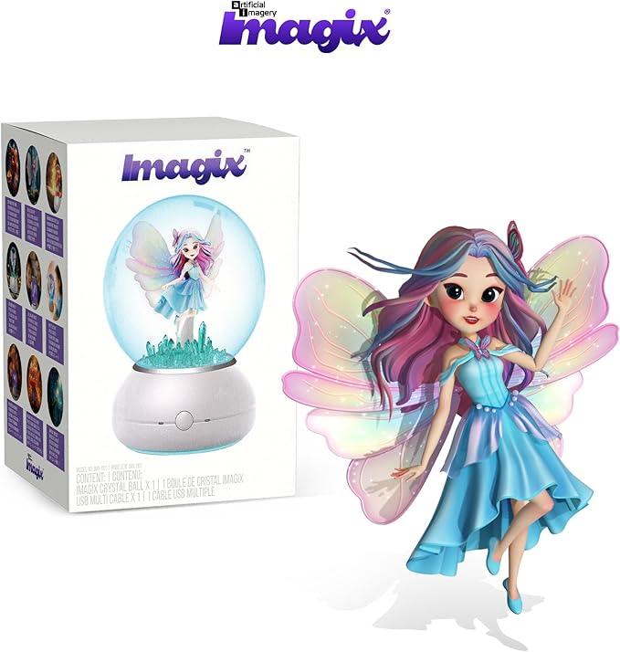 Imagix Crystal Ball Interactive Holographic Display for Kids Ages 6 and Up
