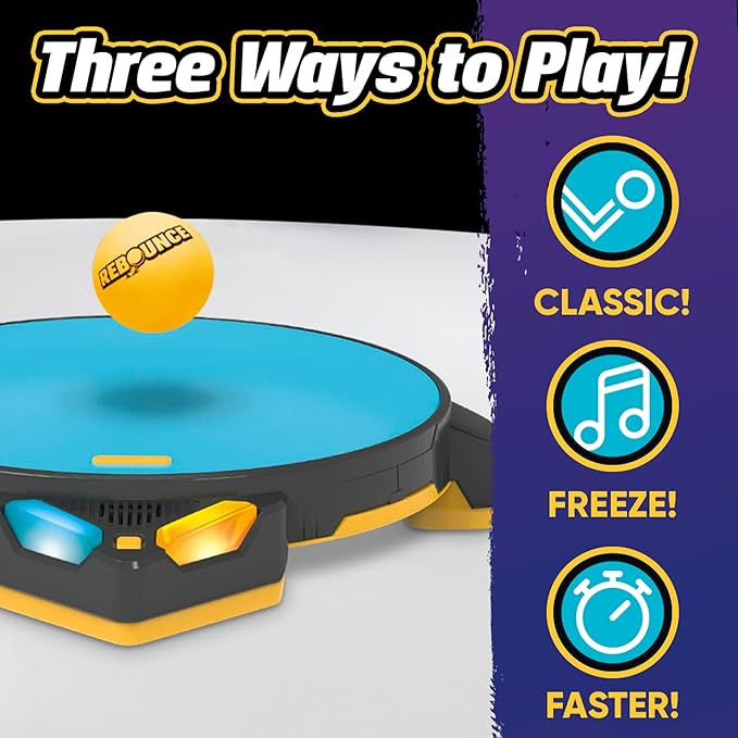 Hasbro Games Rebounce Game | Indoor and Outdoor Electronic Action Game for Kids, Teens, and Adults | Ages 8+ | 2 to 6 Players | 10 Mins. | Family Travel Games
