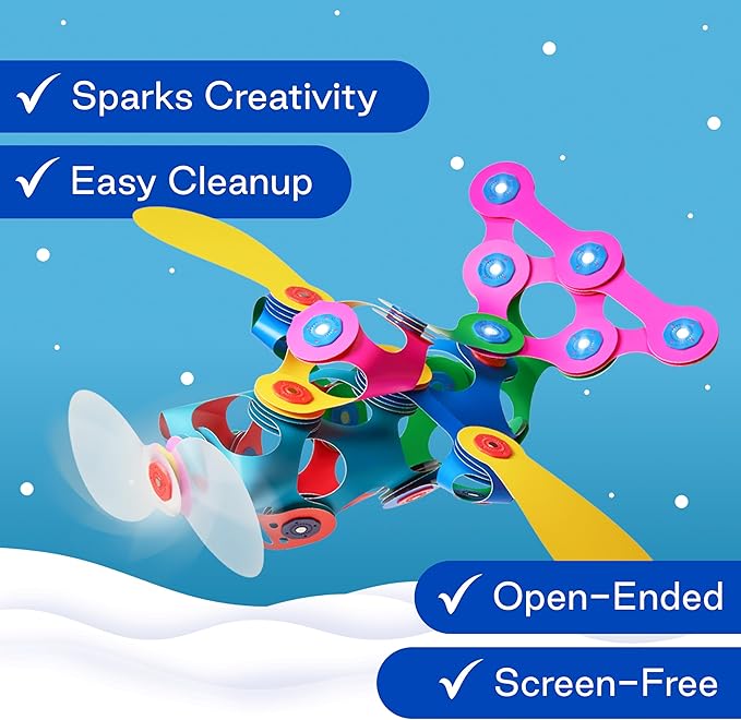 Clixo Friendship Pack – 150-Piece Flexible Magnetic Building Toy for Creative Family Play | STEAM Learning, Open-Ended Play. Perfect for Collaborative Fun, Travel, and Educational Bonding. Ages 4+