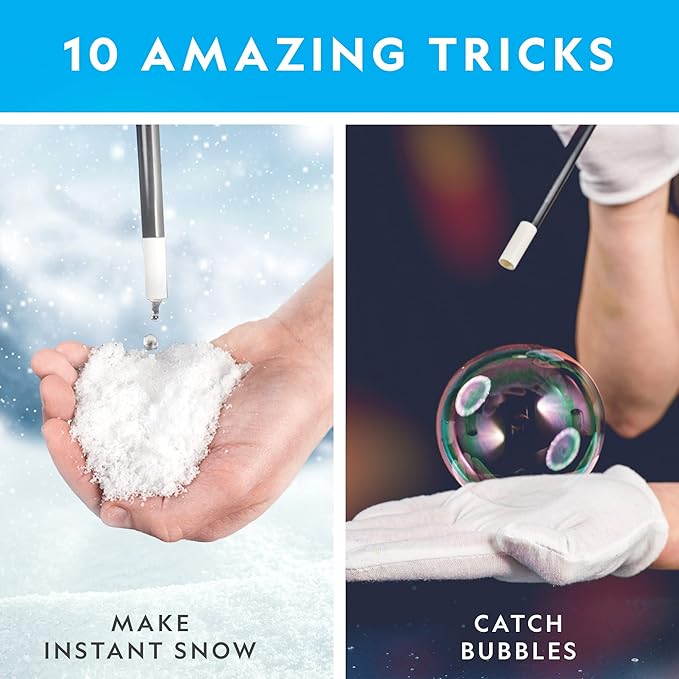 National Geographic Magic Chemistry Set – Science Kit for Kids with 10 Amazing Magic Tricks, STEM Projects and Science Experiments, Science Toys, Great Gift for Boys and Girls 8-12