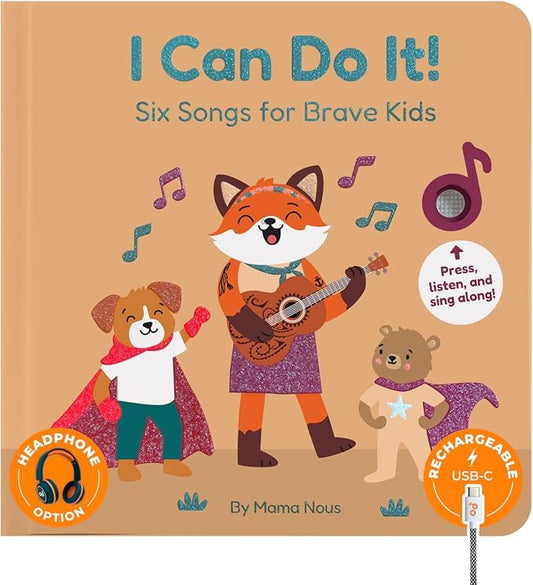 Cali's Books by Mother Moon Sound Book for Toddlers 1-3 (I Can Do It)