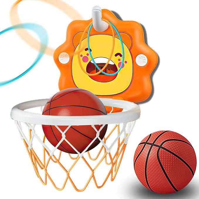 Toddler Kids Basketball Hoop Indoor Toys,Scoreboard Portable Design Adjustable Height,Christmas Birthday Baby Toddler Kids Boys Small Mini Basketball Hoop Gifts Toys