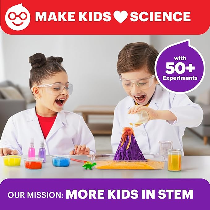 Doctor Jupiter My First Science Kit for Kids Ages 4-5-6-7-8 | Christmas, Birthday Gift Ideas for 4+ Year Old Boys & Girls | Toy Stem Kit with 50+ Experiments | Learning & Educational Projects
