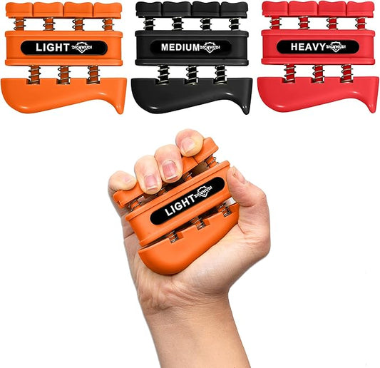 Grip Strength Trainer, Finger Strength Trainer for Grip Strength Training for Fingers, Wrists, and Hands for Home, Office, Gym, Climbing, Athletes, Musicians, and Therapy