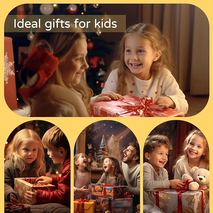 Activity Wall Panels for Toddlers,7 Activities Multifunctional Busy Board Wooden Wall Activity Center,Giraffe Height Ruler - Children’s Early Education Sensory Exercises-Kids Room Decor for Play