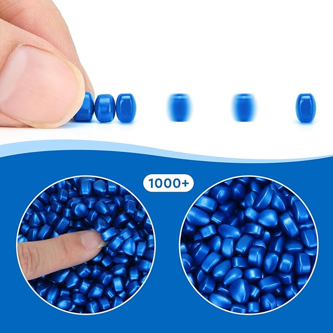 1000+ Original Ferrite Putty Blue, Fidget Toy Ferrite Stones for Stress Relief, Sensory Toy for Adults & Teens 14+, Holiday Stocking Stuffer, Ferrite Rocks Fidget Present for Office
