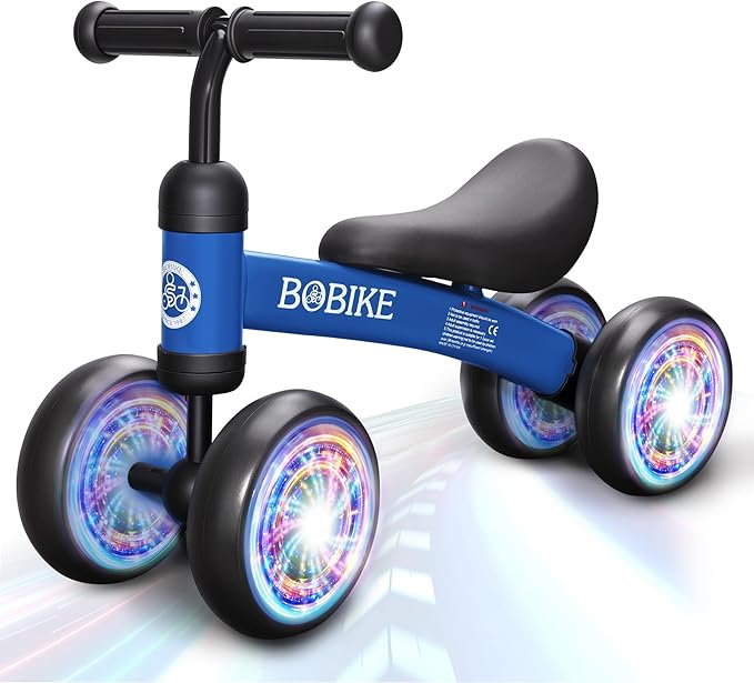 Baby Balance Bike Toys for 12-36 Months Kids Toy Boy and Girls Gifts Toddler Best First Birthday Gift Children Walker No Pedal Infant 4 Wheels Bicycle