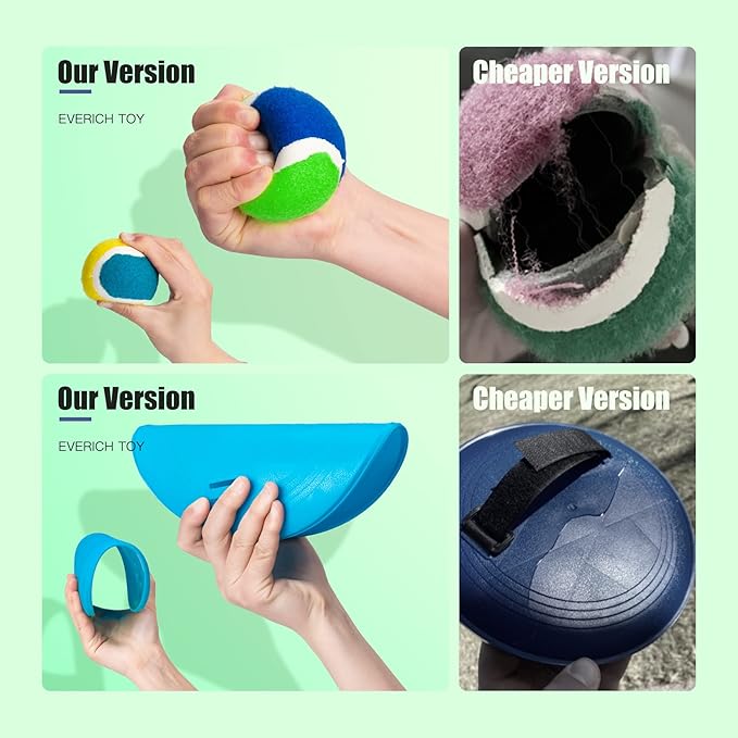 EVERICH Upgraded Toss and Catch Ball Game Set, Outdoor Games for Kids Toys, Stocking Stuffers for Family Games, Beach Pool Yard Outside Toys for Boys Girls 3 4 5 6 7 8-12 Years Old