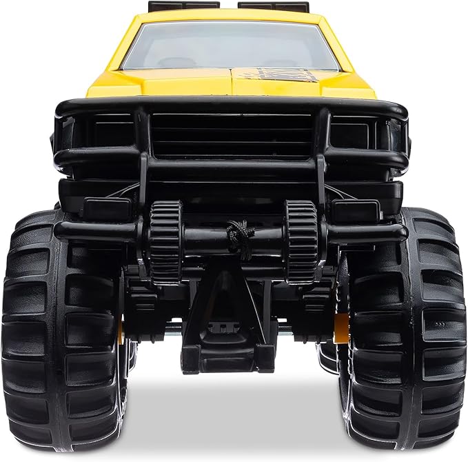 Tonka Steel Classics 4x4 Pickup Truck - Made with Steel & Sturdy Plastic, Yellow Toy Construction Truck, Boys and Girls, Kids, Toddlers, Ages 3+