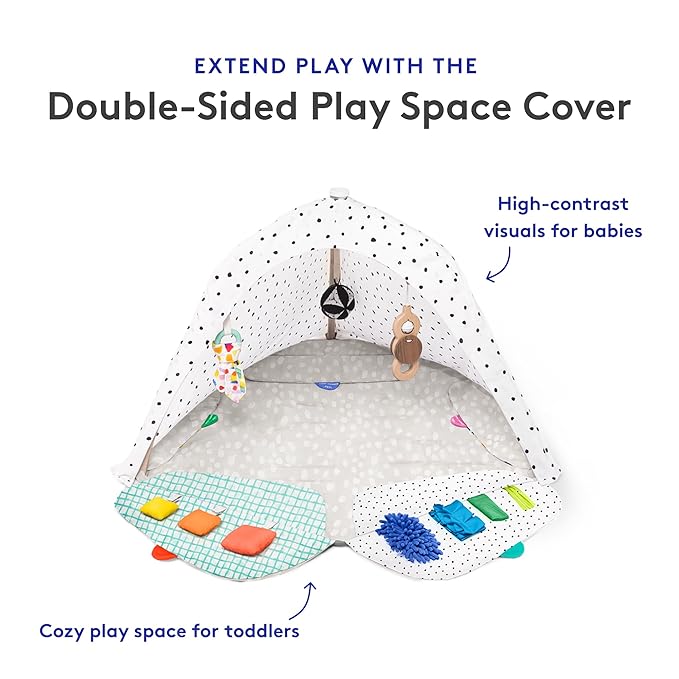 LOVEVERY | The Play Gym | Award Winning For Baby , Stage-Based Developmental Activity Gym & Play Mat for Baby to Toddler