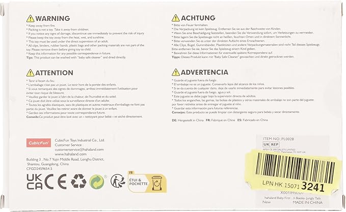 hahaland Baby Books 0-6 Months,Infant Tummy Time Toy Sensory Toys 6 to 12 Months Touch Feel Book Travel Toy Gifts for Boy Girl 0-3 Month Baby Shower Christmas Birthday Gifts Stocking Stuffers (Single)