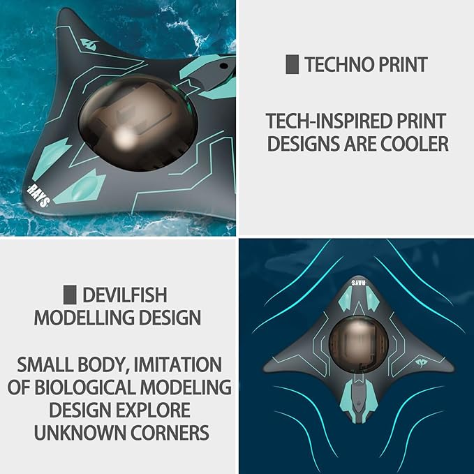 RC Boat with Camera - 6 CH Waterproof Remote Control Boat for Pools & Lakes, App Control for iOS & Android, Real-Time Photography, Toys for Adults & Kids Ages 8+