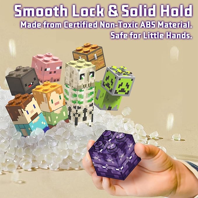 JIMI Building Blocks Set, Interlocking Blocks Building Toy with Characters & Vivid Scenes, Creative Construction Toy for Kids 6+ & Builders, STEM Learning Toy