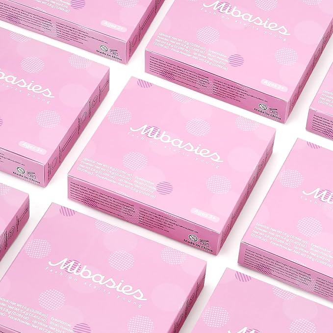 Kids Real Makeup Kit for Girls 3-10 Years Old : Washable Non Toxic Make Up Toys Sets for Toddler - 17Pcs Vanity Set with Unicorn Purse for Little Girl Ages 3 4 5 6 7 8 Birthday Gifts -Pink