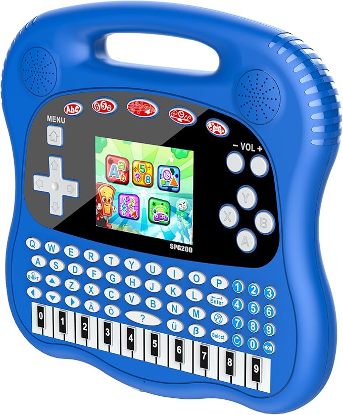 Kids Learning Tablet - 3.0" HD Color Screen Alphabet/Words//Math/Games/Music Preschool Interactive Educational Electronics for Boys and Girls