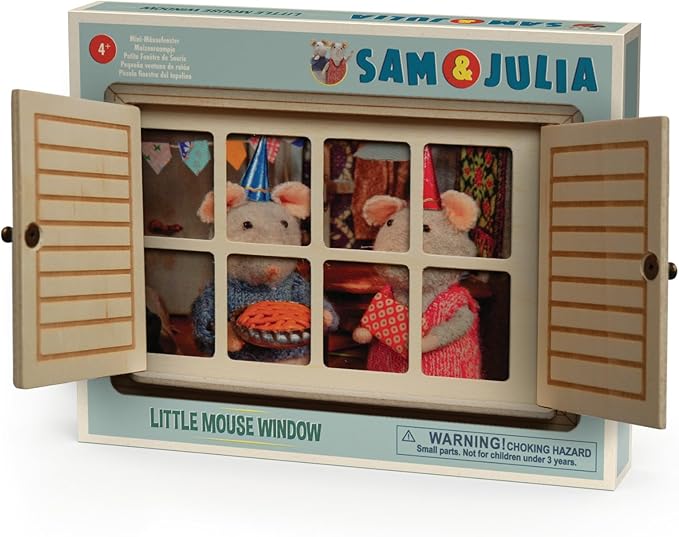 – Little Mouse Window | Miniatures & Dollhouse | Creative Photo Frame & Decoration | 3-Way Display | Ages 4+ | Includes 5 Original Postcards
