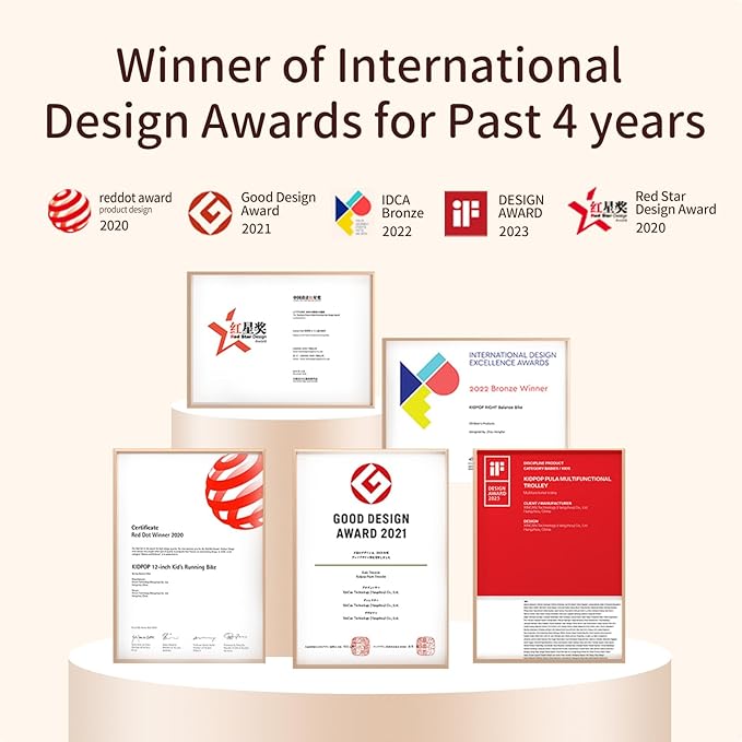 Kidpop PULA 2-in-1 Push and Pull-Along Wagon, Baby Push Walker for First Learner from 7 Month to 4 Year, One Year Birthday Gifts, Sturdy and Safe, Indoors and Outdoors (Purple)