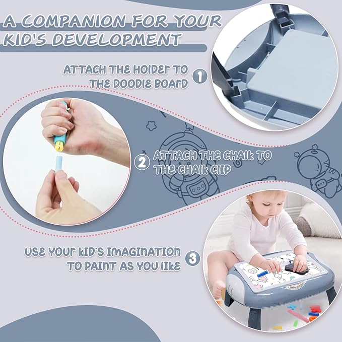 Toys for 1-2 Year Old Boys, Toddler Boy Toys with Magnetic Letters and Numbers, Learning and Educational Toys for 1 2 Year Old, Boys Birthday Christmas Gifts (Blue)