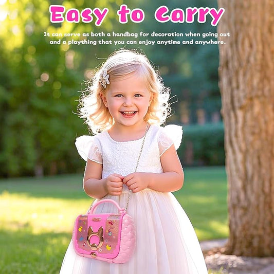 Topsolid Kids Makeup Kit for Girl, Real Washable Makeup for Kid with Mirror, Kids Makeup Sets for Girls 5-8, Princess Toys Cosmetic Set, Christmas & Birthday Gifts Toys for 3 4 5 6 7 8 Year Old Girls