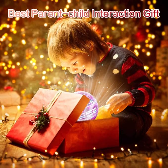 Flying Orb Ball Toy 2025 Upgraded,Cosmic Globe Boomerang Hover Ball Galactic Fidget Spinner Outdoor Toys, Hand Drone Orbit, Cool Toys Gift for 6 7 8 9 10+ Year Old Boys Girls Teens (Red)