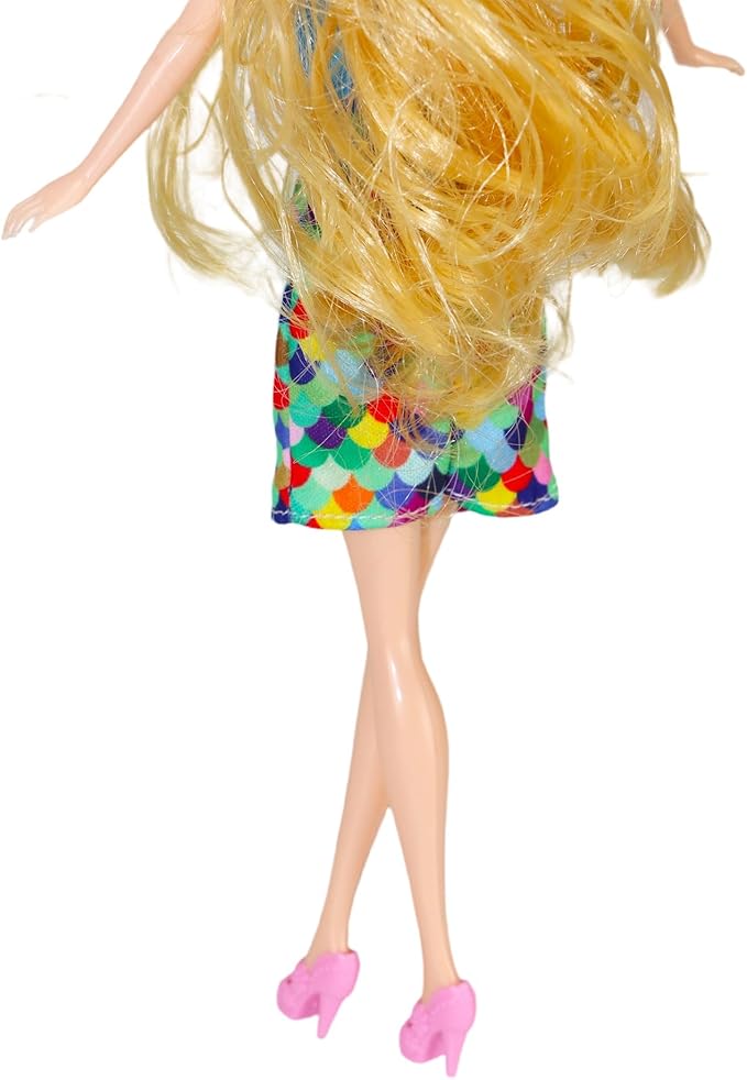 Princess Dolls Playset | 4 in 1 Fashion Mermaid Dolls for Dress Up & Role Play | Collectible Series Mermaid Toys Gift for Girls Age 4-7 | Birthday Party Christmas Children's Day Wish List