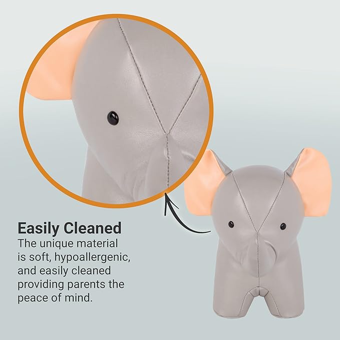 Little Big Friends Musical Baby Toy – Soft Plush Pull-String Cord Classical Toy for Baby & Toddlers | Soothing Stuffed Cuddly Animal Gift | Vincent The Elephant