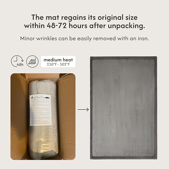 Premium Baby Playmat for Floor 60" x 80" Dark Gray – Cloudsoft Coral Velvet Memory Foam Rug for Crawling – Non-Slip, Water-Resistant, Non-Toxic, Easy-Care Muscle Mat – Thick Play Mat for Baby