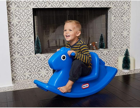 Little Tikes Rocking Horse Blue, 33.00 L x 10.00 W x 17.50 H Inches