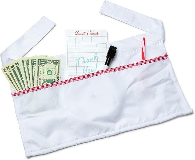 Melissa & Doug Star Diner Restaurant 41-Piece Play Set with Toy Food, Cookware & Play Kitchen Accessories, Preschool Learning Toys for Girls & Boys 3+