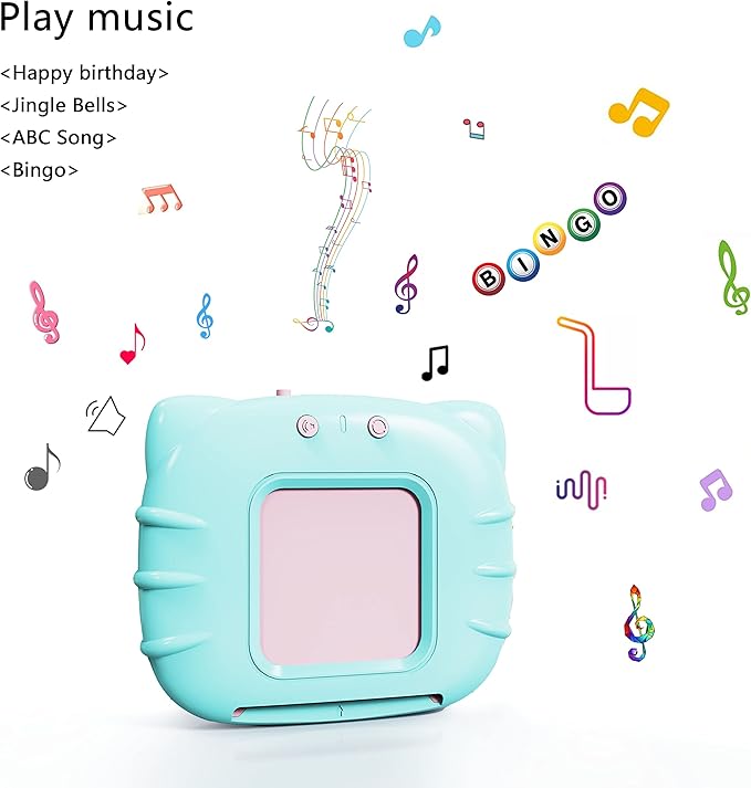 Lapare Audible Educational Toy with Music for Toddlers Age 1 2 3 4 5, 252 Sight Words Flash Cards Kindergarten Toy for Girls to Learn Alphabet Number Color Shapes and More