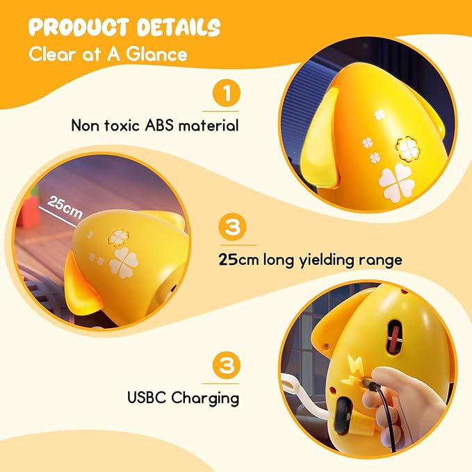 Dancing Octopus Baby Toy - Tummy Time Gift for Babies, Magic Music Dance Light, Infrared Automatic Obstacle Avoidance, Sensor Development Infant Toys Present for Toddler 3-8 Years Old Boy&Girl, Yellow