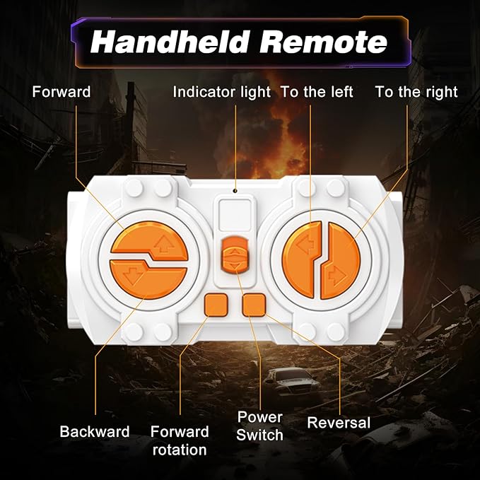 2 in 1 Robot Set, 730 Pieces Remote Control and APP Controlled Robot or Bulldozer, Building Blocks Toys STEM Project for 8 9 10 11 12 13 14 Years Old, Christmas Birthday Gift for Boys