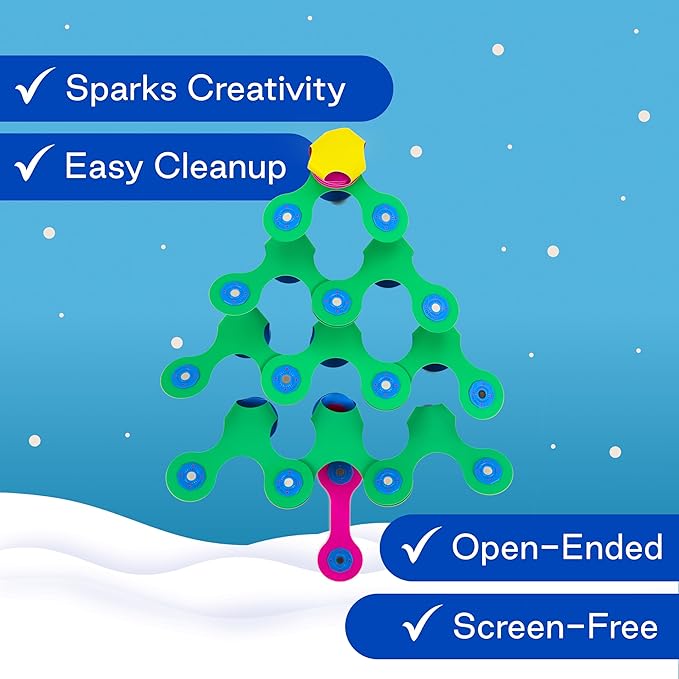 Clixo Crew 30 Piece Pack - The Flexible, Durable, Imagination-Boosting Magnetic Building Toy - Modern, Modular Designs for Hours of STEM Play. A Multi-Sensory Magnet Toy Experience Anywhere! Ages 4-99