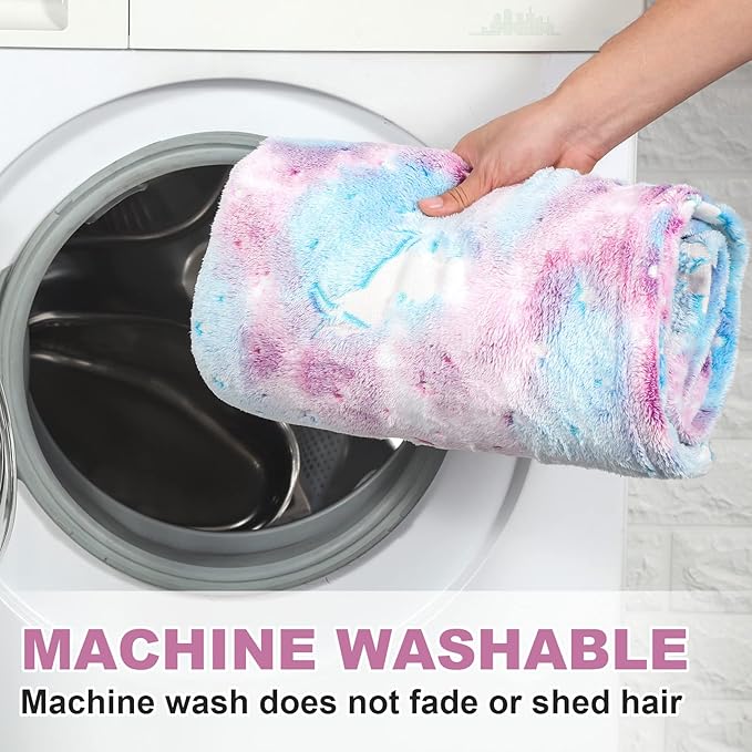 SALIMAH Glow in The Dark Blanket Unicorns Gifts for Girls, Toys for Girls Age 2 3 4 5 6 7 8 9 10 Year Old, Soft Kids Blankets Gifts for Grandkids Teens for Christmas Birthday, 50"x60"