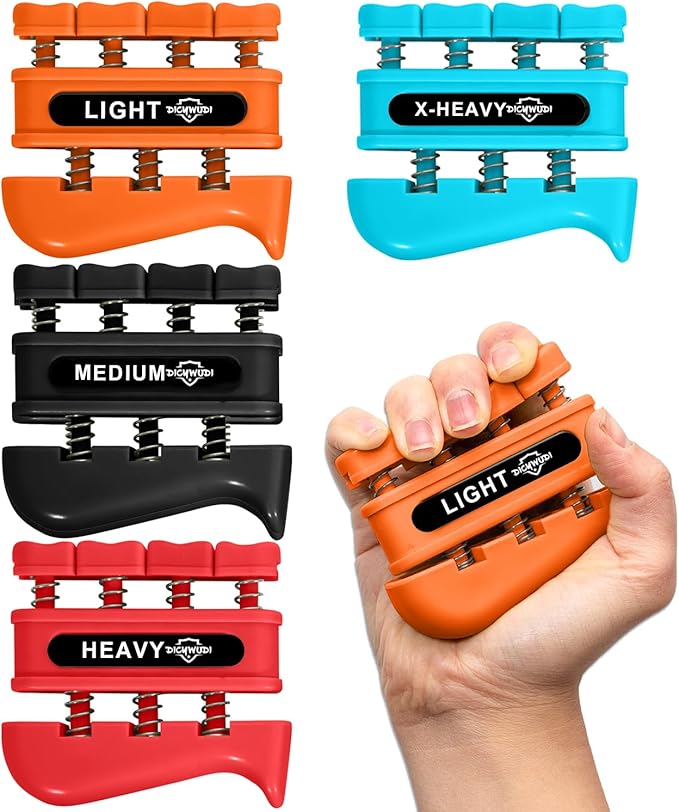 Grip Strength Trainer, Finger Strength Trainer for Grip Strength Training for Fingers, Wrists, and Hands for Home, Office, Gym, Climbing, Athletes, Musicians, and Therapy