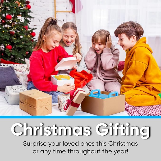 Superio Snow Brick Maker Igloo Fort Block Form Outdoor Winter Snow Toys Sand Castle Building Kit for Adults and Kids Sandbox, Beach, Sand Toys (Blue)