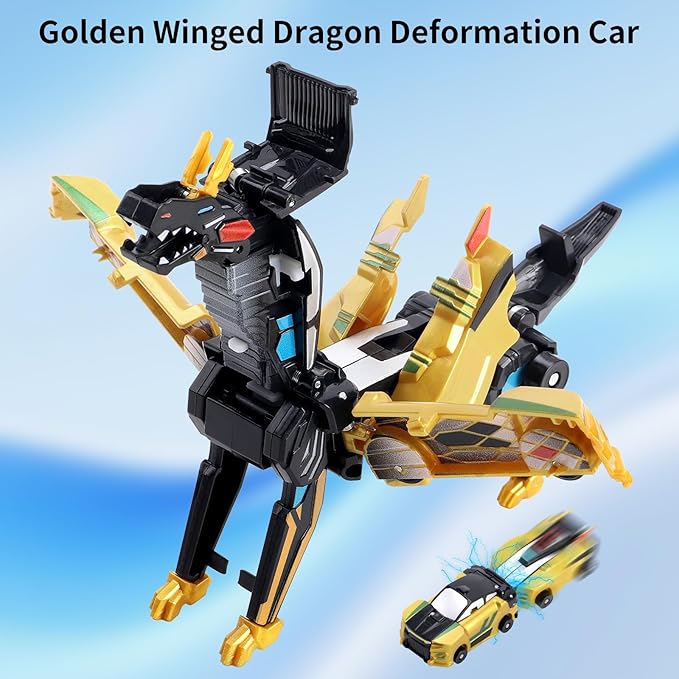 Car A Transforming Toy. When Two Cars Collide, They Transform. It's Really an Amazing Toy transformable car Robot Suitable