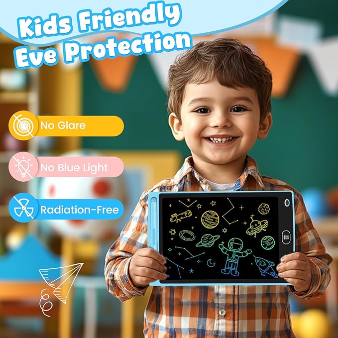 32 Pack LCD Writing Tablet for Kids - Erasable and Reusable Toddler Doodle Board in 8.5 inch, Ideal Drawing Pad for Learning Toy for Ages 3-8, Gift for Girls Boys