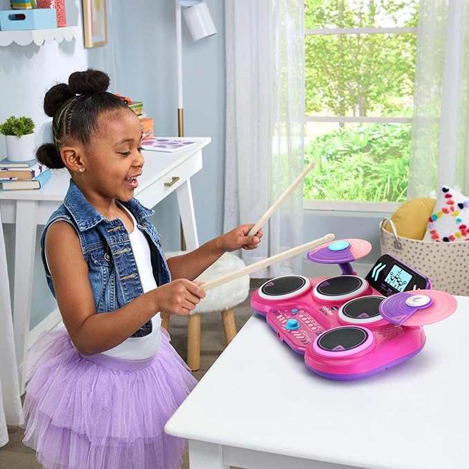 VTech Kidi Star Drum Pad, Pink