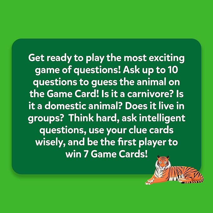 Skillmatics Guess in 10 Animal Planet, Trivia Card Games, Christmas Stocking Stuffers Perfect for Boys, Girls, Kids, Teens, Adults Who Love Animals, Travel Games, Gifts for Ages 6, 7, 8, 9, 10, and Up