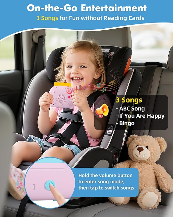 510 Words Toddler Spanish English Talking Flash Cards for 1 2 3 4 5 6 Years Old Boys and Girls, Autism Sensory Therapy Toys for Kids, Leaning Educational Montessori Pocket Speech Christmas Toys 1-3