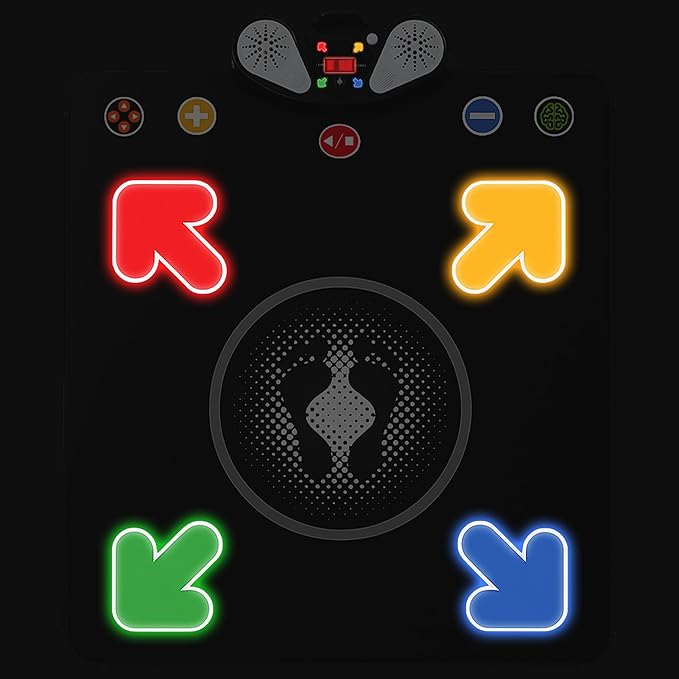 Kids Foldable Dance Mat, Soft Non-Slip Dance Pad with Built-in 8 Songs & MP3 External Play, Multiple Challenge Levels, Stimulate Kids’ Sports Talent, Ideal for Child Ages 3+