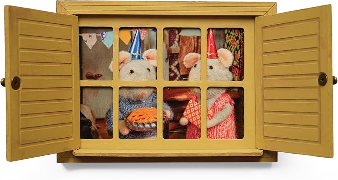 – Little Mouse Window | Miniatures & Dollhouse | Creative Photo Frame & Decoration | 3-Way Display | Ages 4+ | Includes 5 Original Postcards