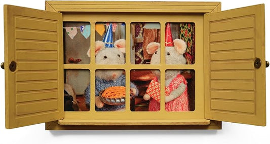 – Little Mouse Window | Miniatures & Dollhouse | Creative Photo Frame & Decoration | 3-Way Display | Ages 4+ | Includes 5 Original Postcards